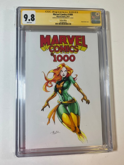 MARVEL COMICS #1000 - CGC SIGNATURE SERIES 9.8 - SIGNED & SKETCH BY IGOR LO