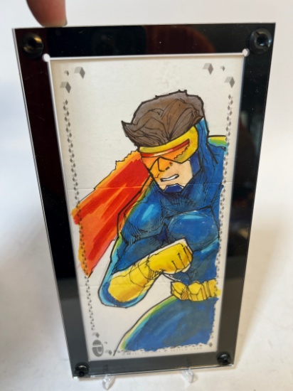 ONE OF ONE - MARVEL PREMIER 2017 ARTIST SKETCH CARD - A ROMRELL - X-MENS CY