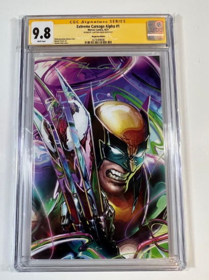 EXTREME CARNAGE ALPHA #1 - MARVEL 21' - CGC SIGNATURE SERIES 9.8 - CLAYTON