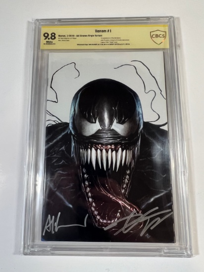 VENOM #1 - MARVEL 18' - CBCS WITNESS SIG 9.8 - ADI GRANOV, DONNY CATES 18'