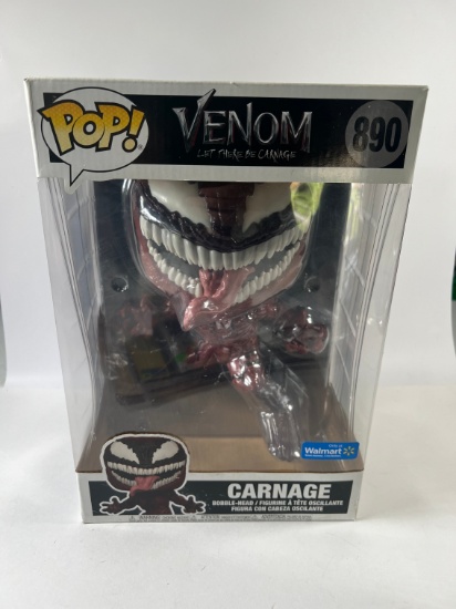 CARNAGE FUNKO POP #890 "VENOM LET THERE BE CARNAGE" 10" - WALMART EXCLUSIVE