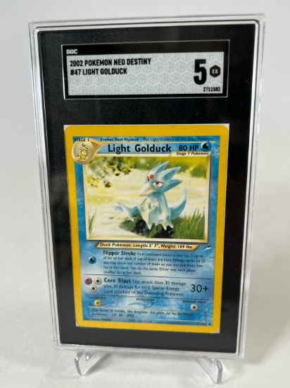 2002 LIGHT GOLDUCK - NEO DESTINY SGC GRADE 5 EX