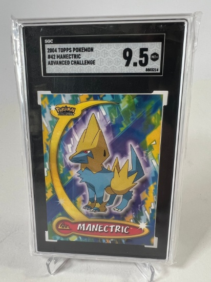 2004 TOPPS MANECTRIC #42 - ADVANCED CHALLENGE SGC 9.5 MT+