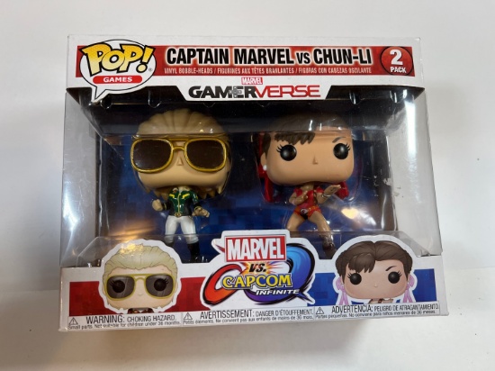 CAPT. MARVEL VS CHUN-LI - MARVEL VS CAPCOM INFINITE FUNKO POP (2 PACK)