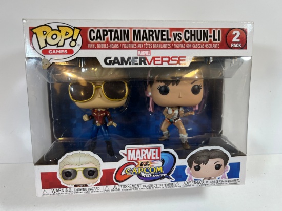 CAPT. MARVEL VS CHUN-LI - MARVEL VS CAPCOM INFINITE FUNKO POP (2 PACK)