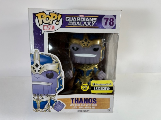 THANOS FUNKO POP #78  6" - GLOW IN DARK ENTERTAINMENT EARTH EXCLUSIVE (DAMA