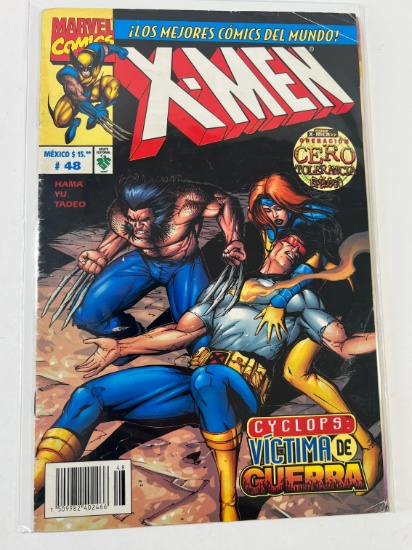 X-MEN #48 - MARVEL MEXICO - "CYCLOPS: VICTIMA DE GUERRA"