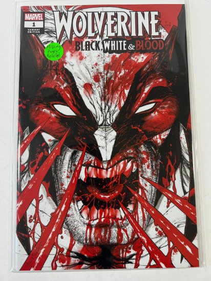 WOLVERINE BLACK, WHITE, BLOOD #1 - VARIANT COVER (MISSING PAGES, WAS RECALL