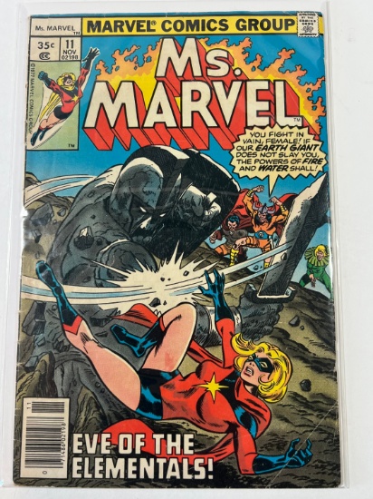 MS MARVEL #11 - MARVEL NEWSTAND "EVE OF THE ELEMENTALS!"