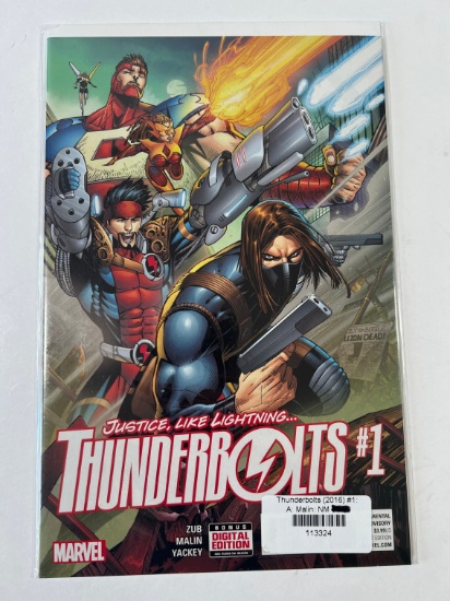 THUNDERBOLTS #1 - "JUSTICE, LIKE LIGHTNING" MARVEL 16'