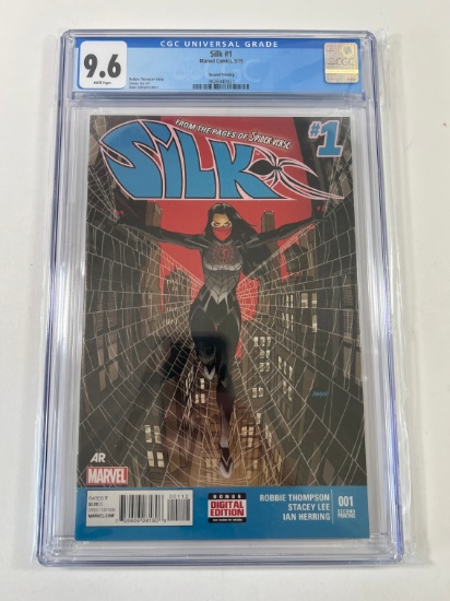 SILK #1 - MARVEL 15' - CGC GRADE 9.6 (SECOND PRINTING)