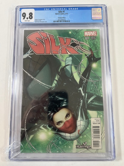SILK #1 - MARVEL 15' - CGC GRADE 9.8 (HASTINGS EDITION)