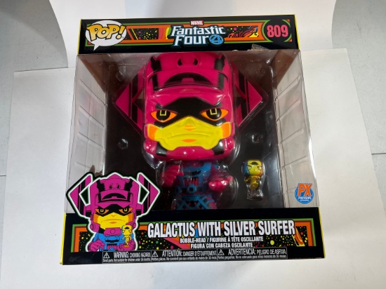 GALACTUS WITH SILVER SURFERS - 10" #809 MARVEL FUNKO POP - PX EXCLUSIVE