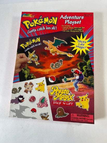 POKEMON ROSEART "ADVENTURE PLAYSET" - PRESTO MAGIX STICK n LIFT