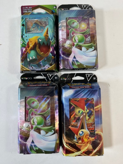 POKMEON V BATTLE DECKS - (2) GARVEDOIR (1) VICTINI (1) DREDNAW