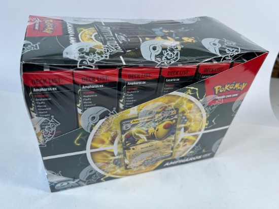 POKMEON AMPHAROS/LUCARIO EX BATTLE DECKS (IN SEALED DISPLAY)