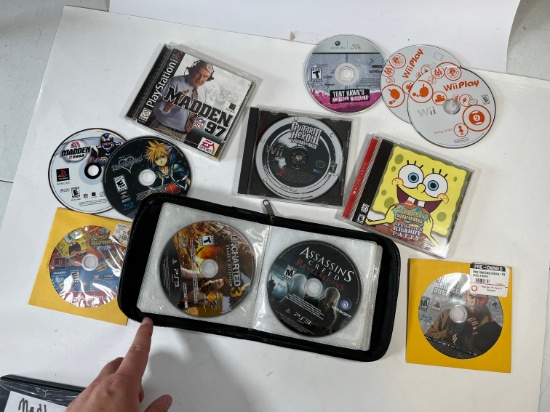 VIDEO GAMES ASSORTED - PSA, PS2, PS3, XBOX 360 - WII ETC - INCLUDES KINGDOM