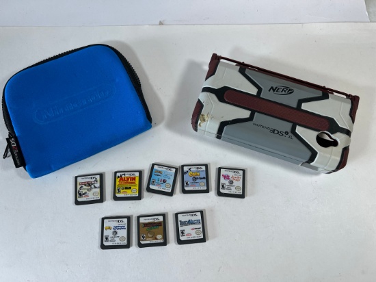 (8) GAMES (2) CASES - NINTENDO DS