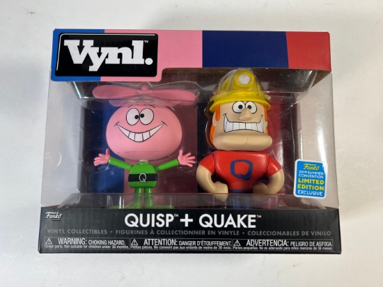 VYNL "QUISP & QUAKE" BY FUNKO 2019 SUMMER CON LIMITED EDITION