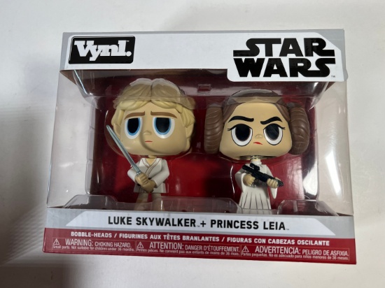 VYNL STAR WARS LUKE & LEIA FIGURES - BY FUNKO