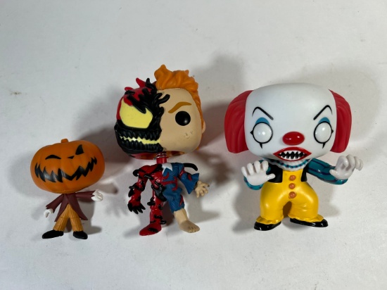 VINYL FIGURES ASSORTED - PUMPLIN, CARNAGE, IT