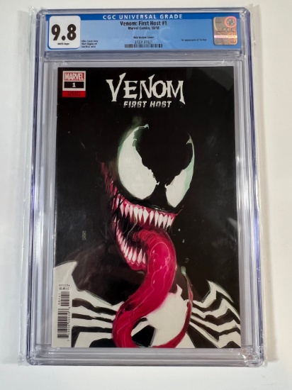 VENOM: FIRST HOST #1 - MARVEL 18' - REIS VARIANT COVER -CGC GRADE 9.8 (1ST