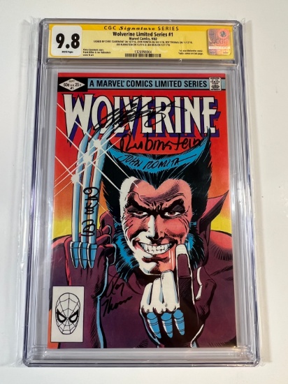 WOLVERINE LIMITED SERIES #1 - MARVEL 82' - CGC SIGNATURE SERIES 9.8 (SIGNED