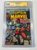 CAPTAIN MARVEL #33 - CGC SIGNATURE GRADE 9.0 - SIGNED JIM STARLIN 19' - (OR