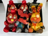 FIVE NIGHTS AT FREDDYS FUNKO PLUSHIES ASSORTED - WITH TAGS & DISPLAY