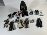 STAR WARS ASSORTED FIGURES, BOBBLE HEAD, BOTTLE OPENER, ETC
