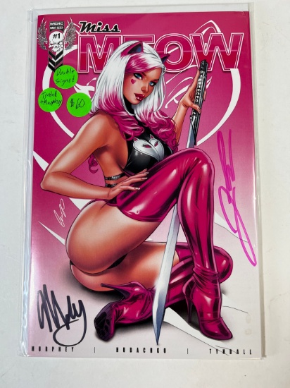 MISS MEOW - DOUBLE SIGNED - MERC #1 VARIANT - SIGNED TYNDELL + MURPHEY