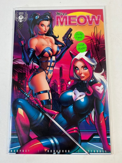 MISS MEOW - DOUBLE SIGNED - MERC #1 VARIANT - SIGNED TYNDELL + MURPHEY