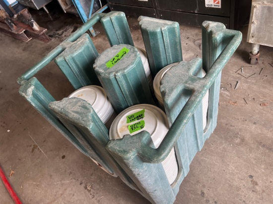 CAMBRO DISH CART #DC950 - GREEN