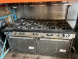 SOUTHBEND 10 BURNER RANGE - (DOUBLE OVEN) WITH S/S BACKSPLASH