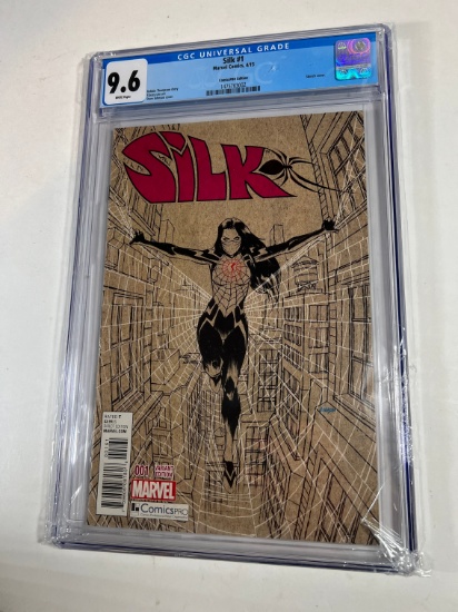 SILK #1 - MARVEL COMICS 15' - CGC GRADE 9.6 - COMICSPRO EDITION - SKETCH CO