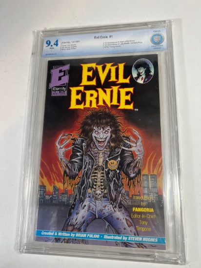 EVIL ERNIE #1 - ETERNITY COMICS 91' - CBCS GRADE 9.4 - ("YOUTH GONE WILD")