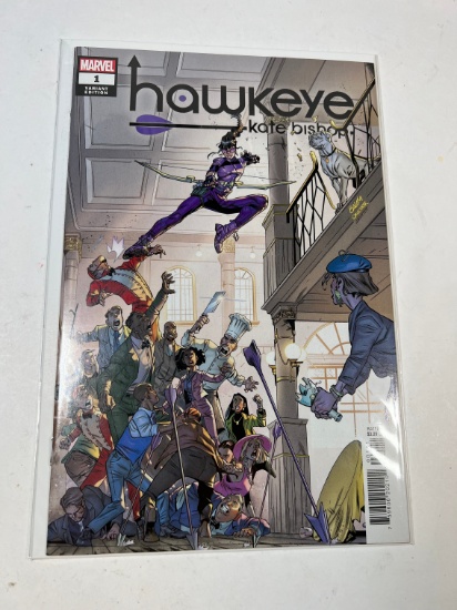 HAWKEYE - KATE BISHOP  MARVEL #1 VARAINT COVER (1/25 RETAILER INCENTIVE)