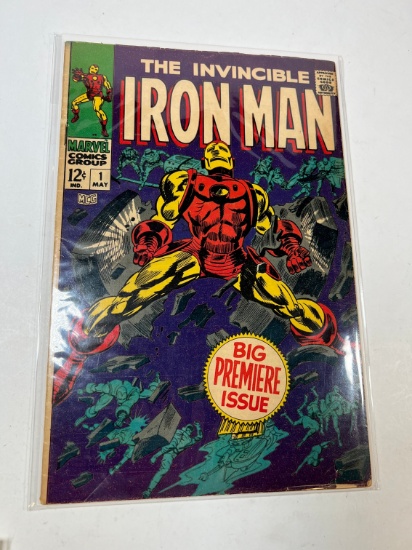 THE INVINCIBLE IRON MAN #1 - "BIG PREMIERE ISSUE" (1ST SOLO, STORY CONTINUE