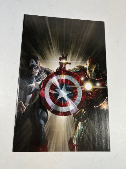 CAPTAIN AMERICA/IRON MAN #1 VARIANT EDITION - ALEX ROSS 1/50 EXCLUSIVE