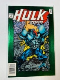 HULK 2099 #1 - NEWSTAND - GREEN HOLO COVER