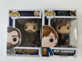 FUNKO POPS (1) NEWT SCAMANDER (1) ALBUS DUMBLEDORE - FANTASTIC BEASTS