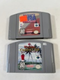 NINTENDO 64 (1) KOBE BRYANT IN NBA COURTSIDE, (1) WAIALAE COUNTRY CLUB TRUE