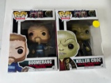 SUICIDE SQUAD FUNKO POPS - BOOMERANG, KILLER CROC