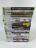 XBOX 360 GAMES ASSORTED