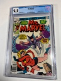MS. MARVEL #9 - MARVEL 77' - CGC GRADE 9.2 - 1ST APP OF DEATHBIRD. J JONAH