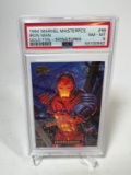 1994 MARVEL MASTERPIECES IRON MAN GOLD FOIL SIGNATURES - PSA NM/MT 8
