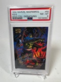 1994 MARVEL MASTERPIECES HULK GOLD FOIL SIGNATURES PSA NM/MT 8