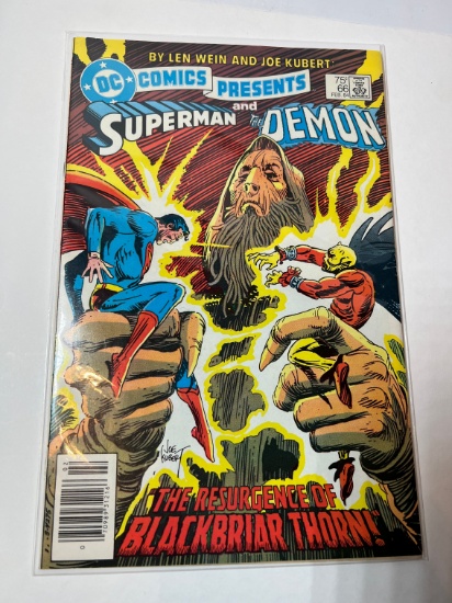DC COMICS PRESENTS - SUPERMAN & DEMON - NEWSTAND (1ST APP OF BLACKBRIAR THO
