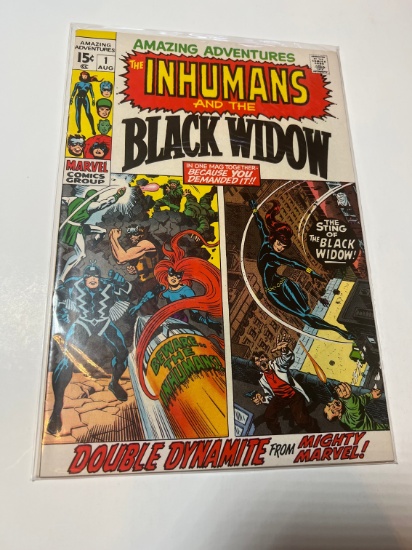 THE INHUMANS AND THE BLACK WIDOW #1 - MARVEL