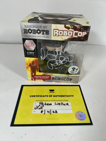 SIGNED BATTLE DAMAGED ROBOCOP - LIMITED EDITION /1000 - KNIT SERIES (SOUND